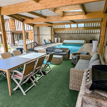 Maison Calme 14 Personnes, Piscine, Jardin Et Parking 布彻瑞斯 外观 照片
