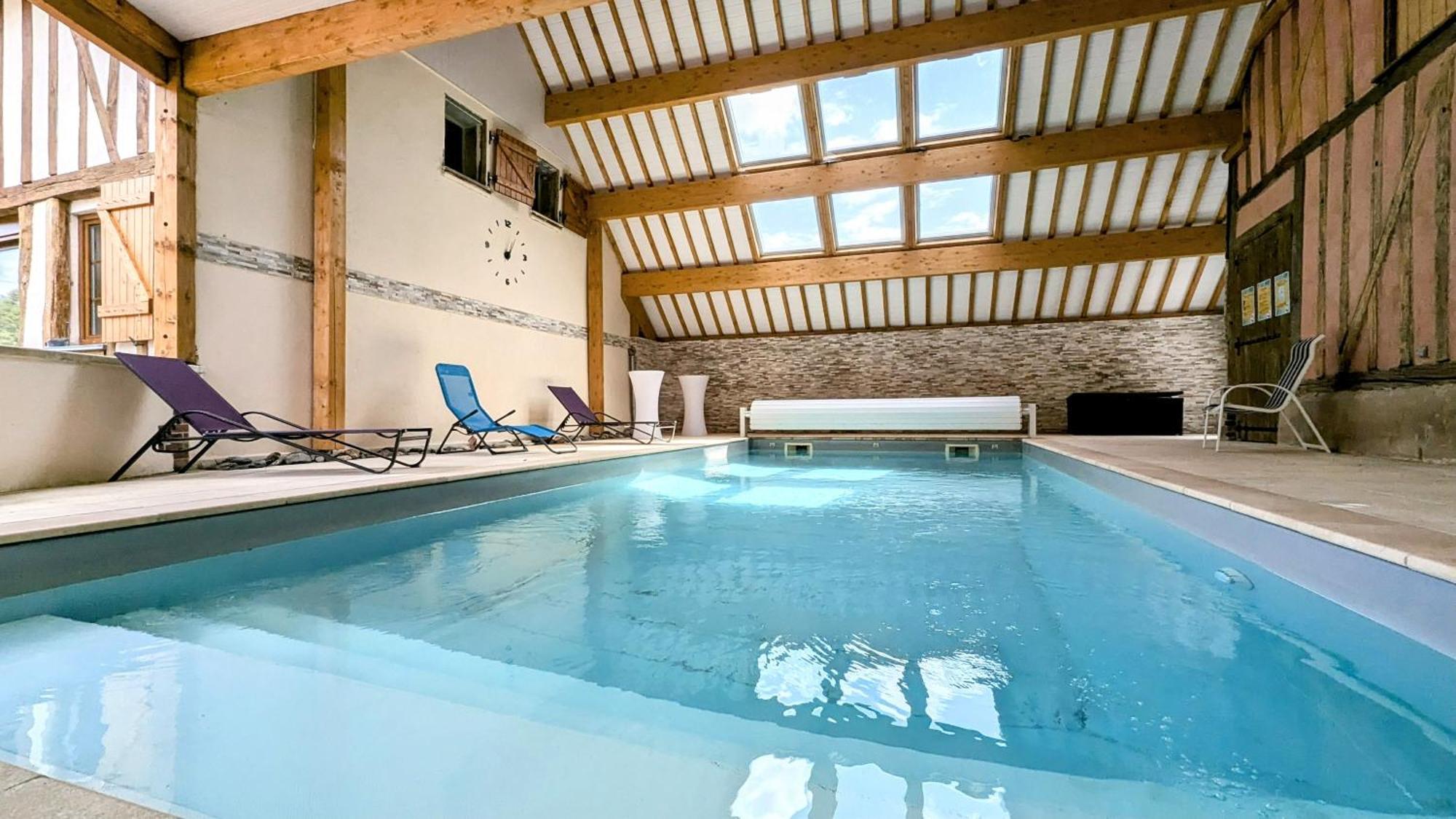 Maison Calme 14 Personnes, Piscine, Jardin Et Parking 布彻瑞斯 外观 照片